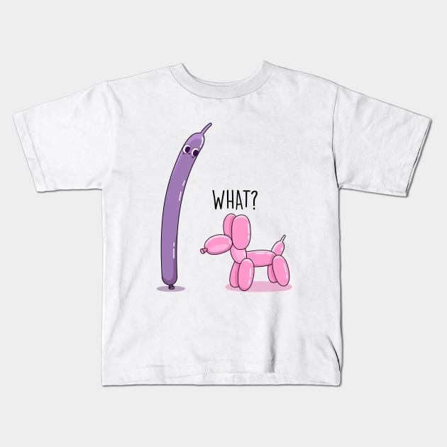 Balloons and humor Kids T-Shirt by My Happy-Design